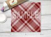 Tartan Plaid Patterned Adhesive Vinyl 461